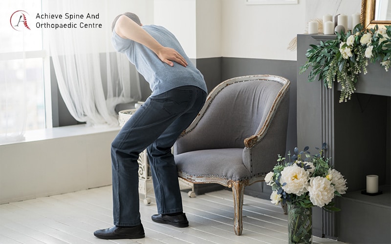 Spine problem from herniated spine